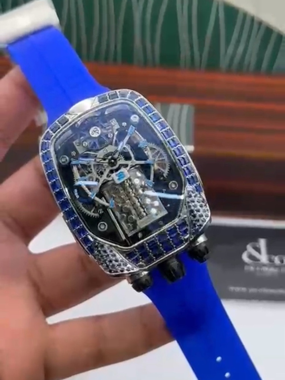 Bugatti Chiron Tourbillon (Blue Sapphire Edition)